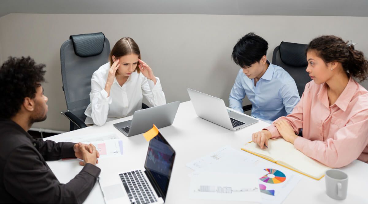 Service team brainstorming