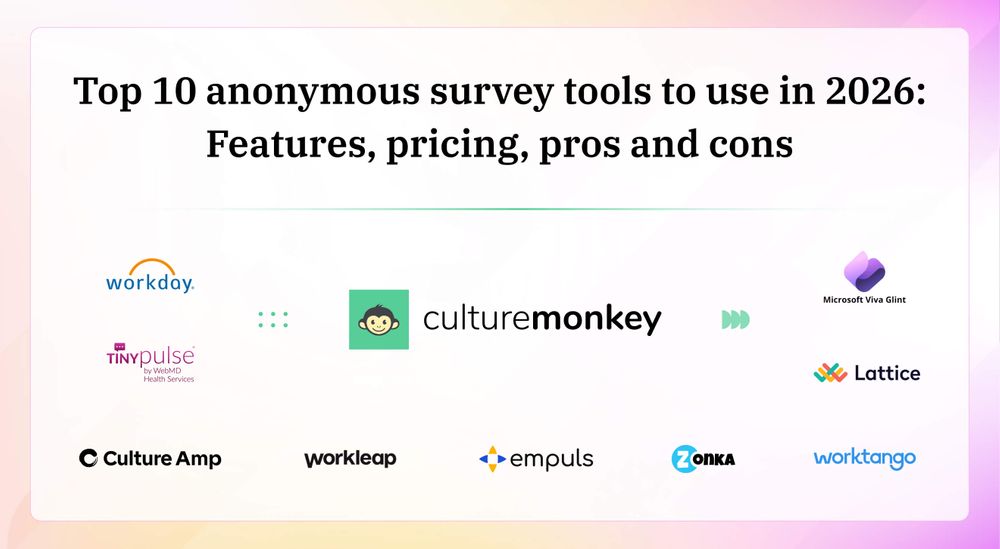 Top 10 anonymous survey tools to use in 2026: Features, pricing, pros ...