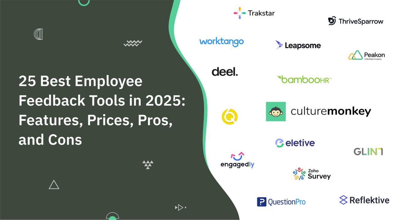 25 Best employee feedback tools and  apps in 2025: Features, prices, pros, and cons
