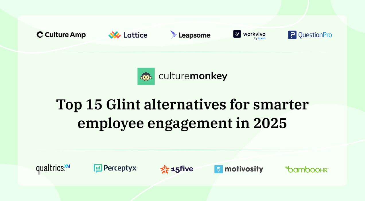 Top 15 Glint alternatives for smarter employee engagement in 2025