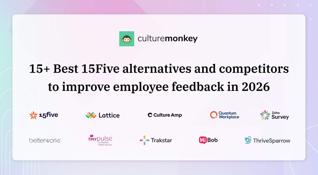15+ Best 15Five alternatives and competitors to improve employee feedback in 2026