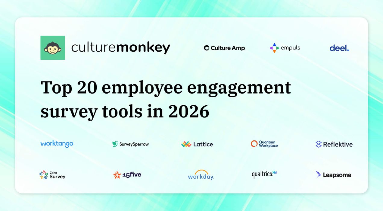 Top 20 employee engagement survey tools in 2026