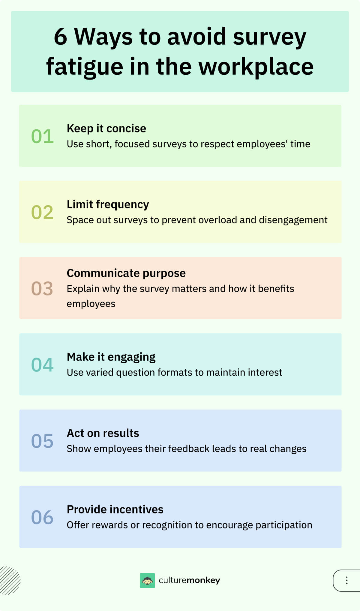 6 Ways to avoid survey fatigue in the workplace