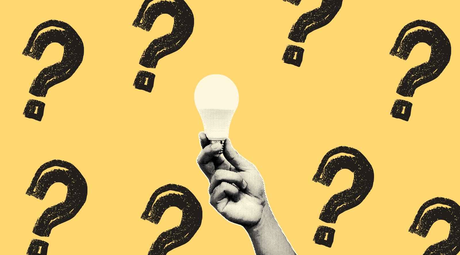 Man holding bulb in hand