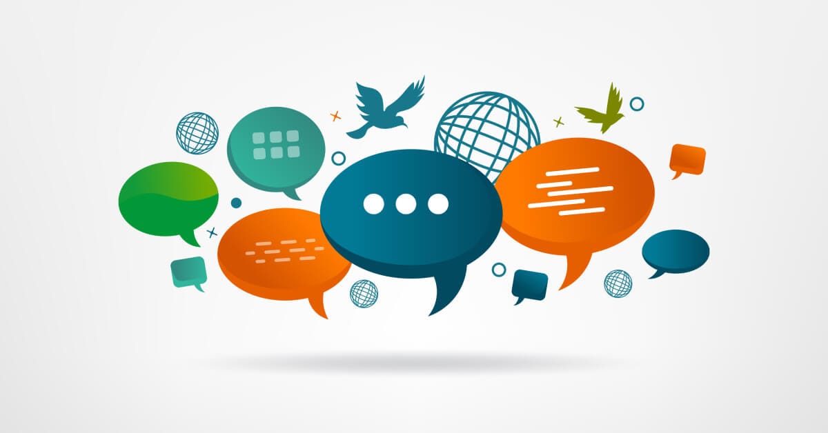 Various types of thought clouds