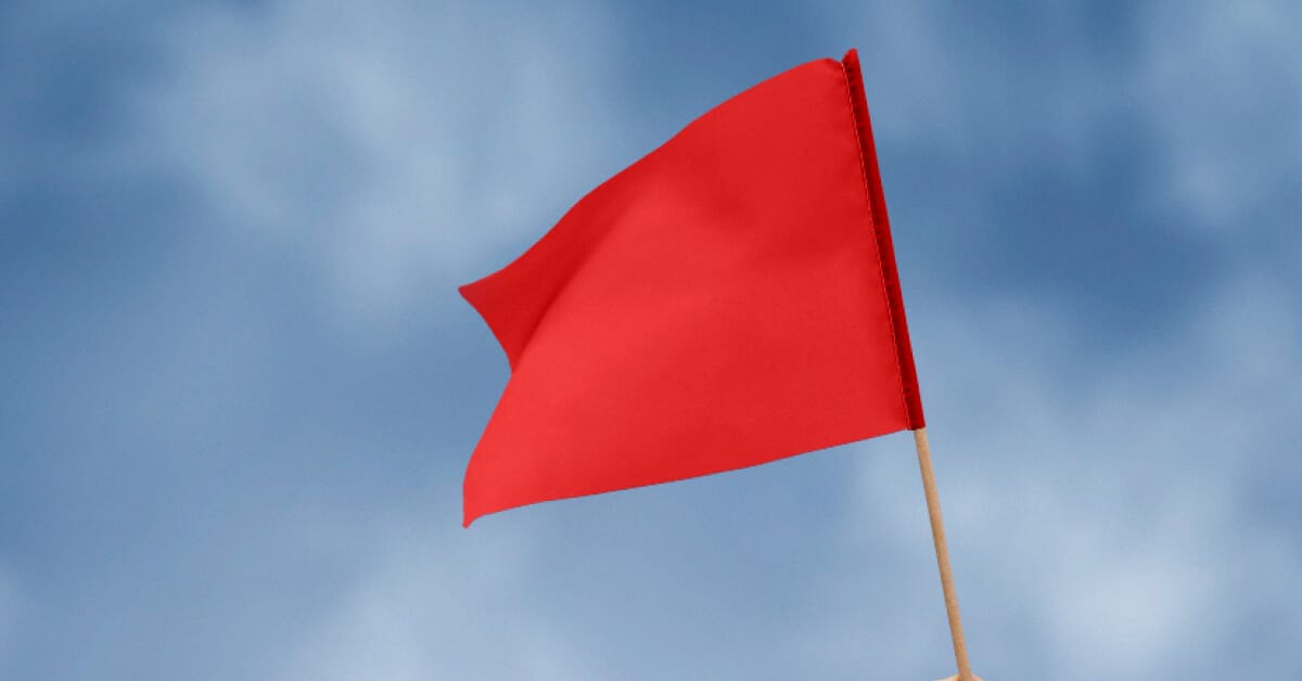 A red flag
