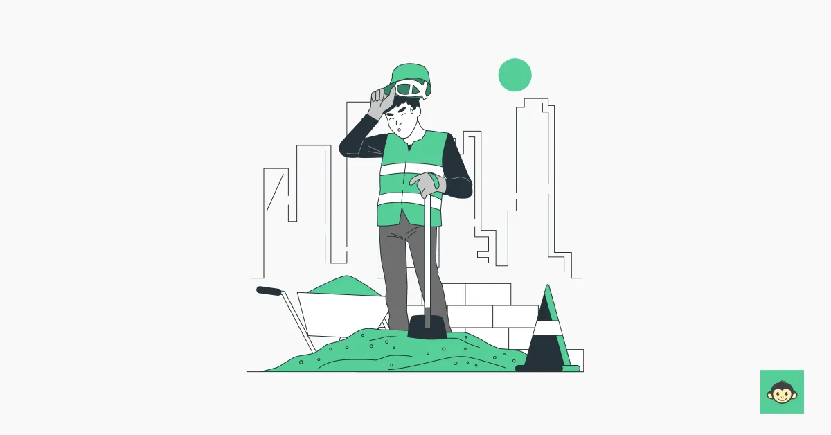 Worker is tired