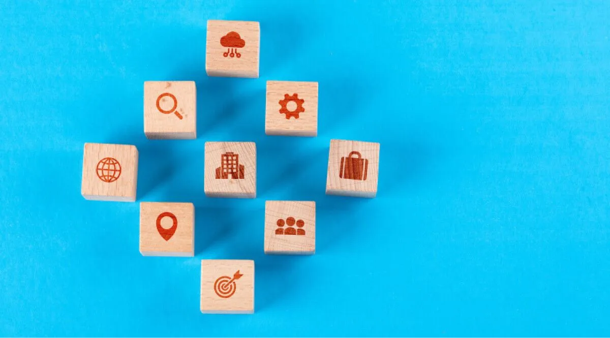 Wooden blocks of commercial requirements art