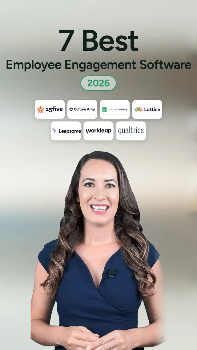 Preview frame of CultureMonkey's short video on 7 employee engagement software picks