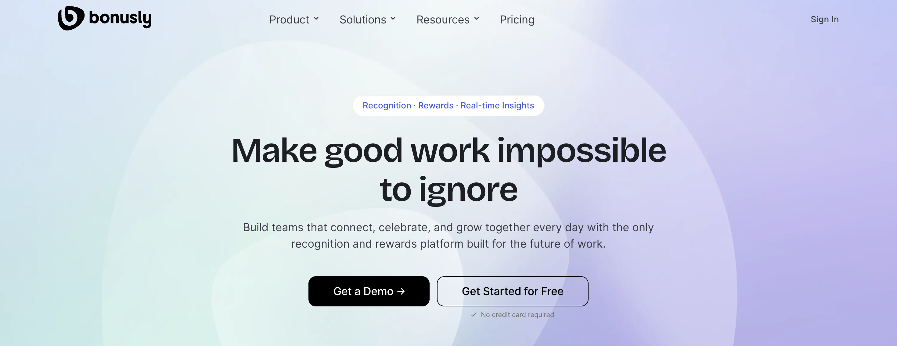 Bonusly product screenshot