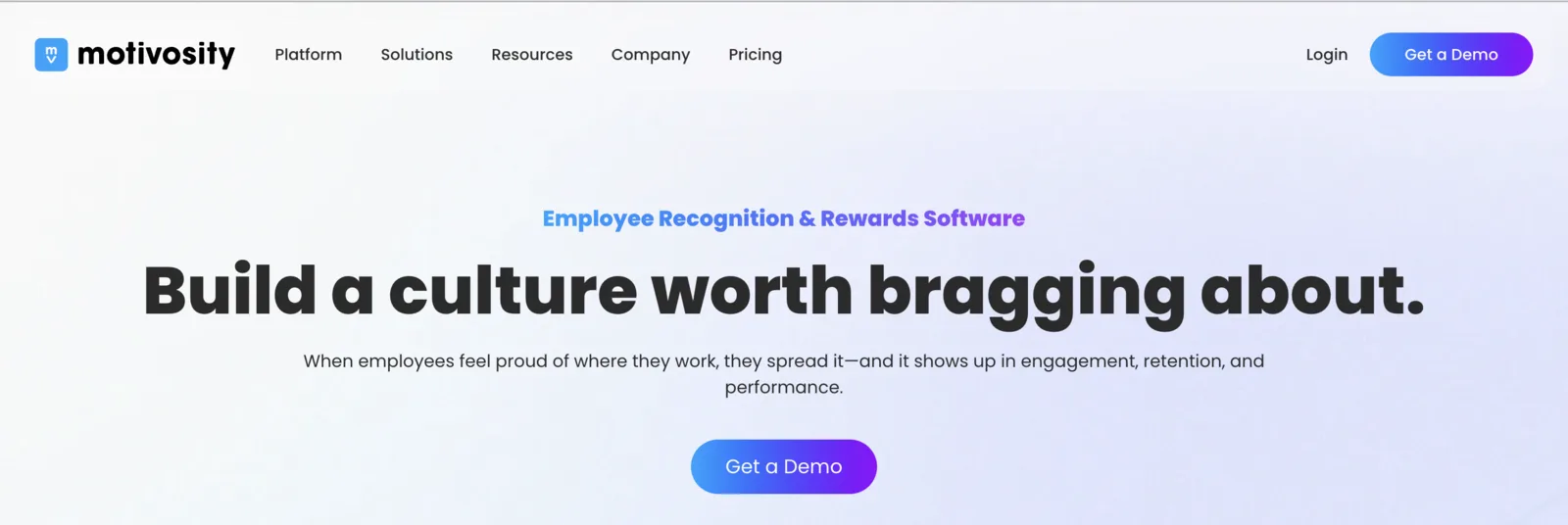 Motivosity - engagement insights with AI coaching