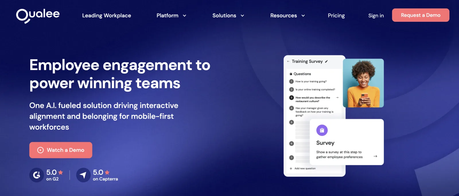 Qualee - onboarding-focused engagement platform