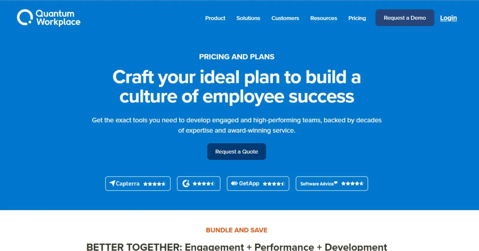 Quantum Workplace - engagement surveys and analytics platform