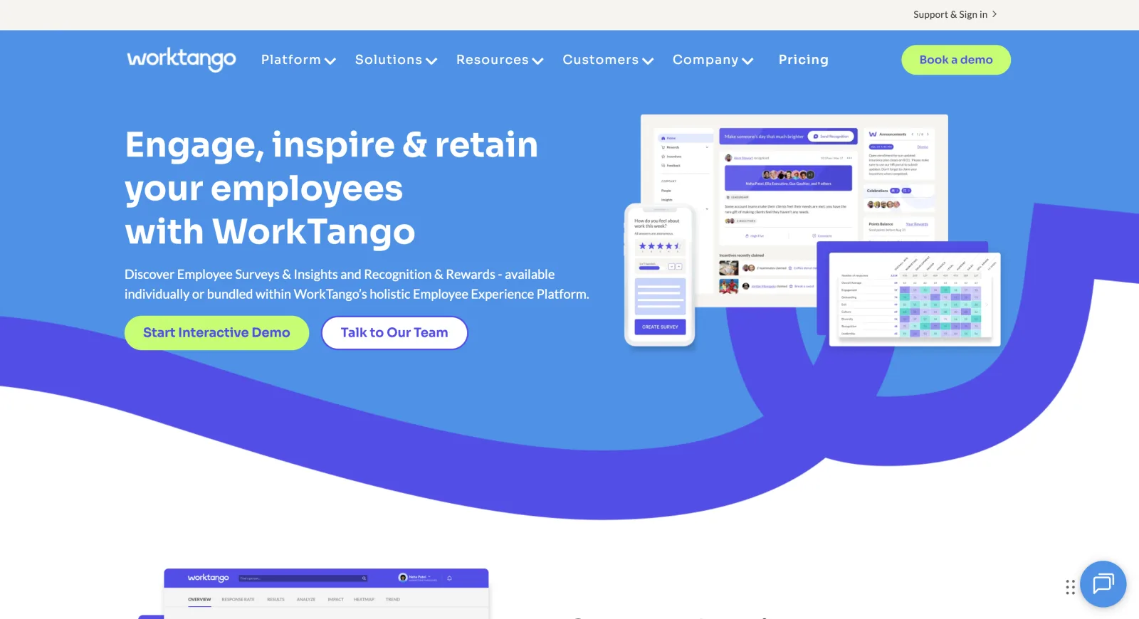 WorkTango - employee engagement and recognition platform