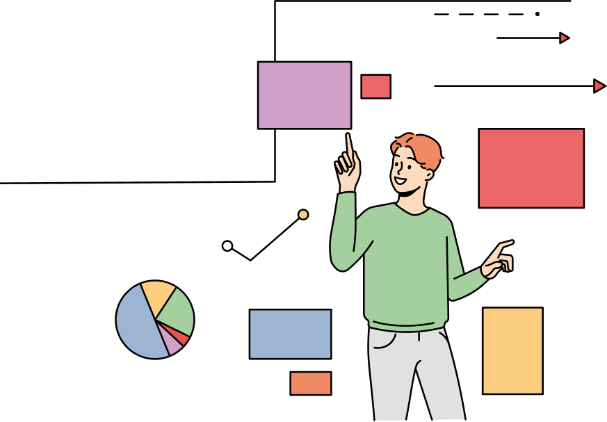 Data analytics and insights illustration
