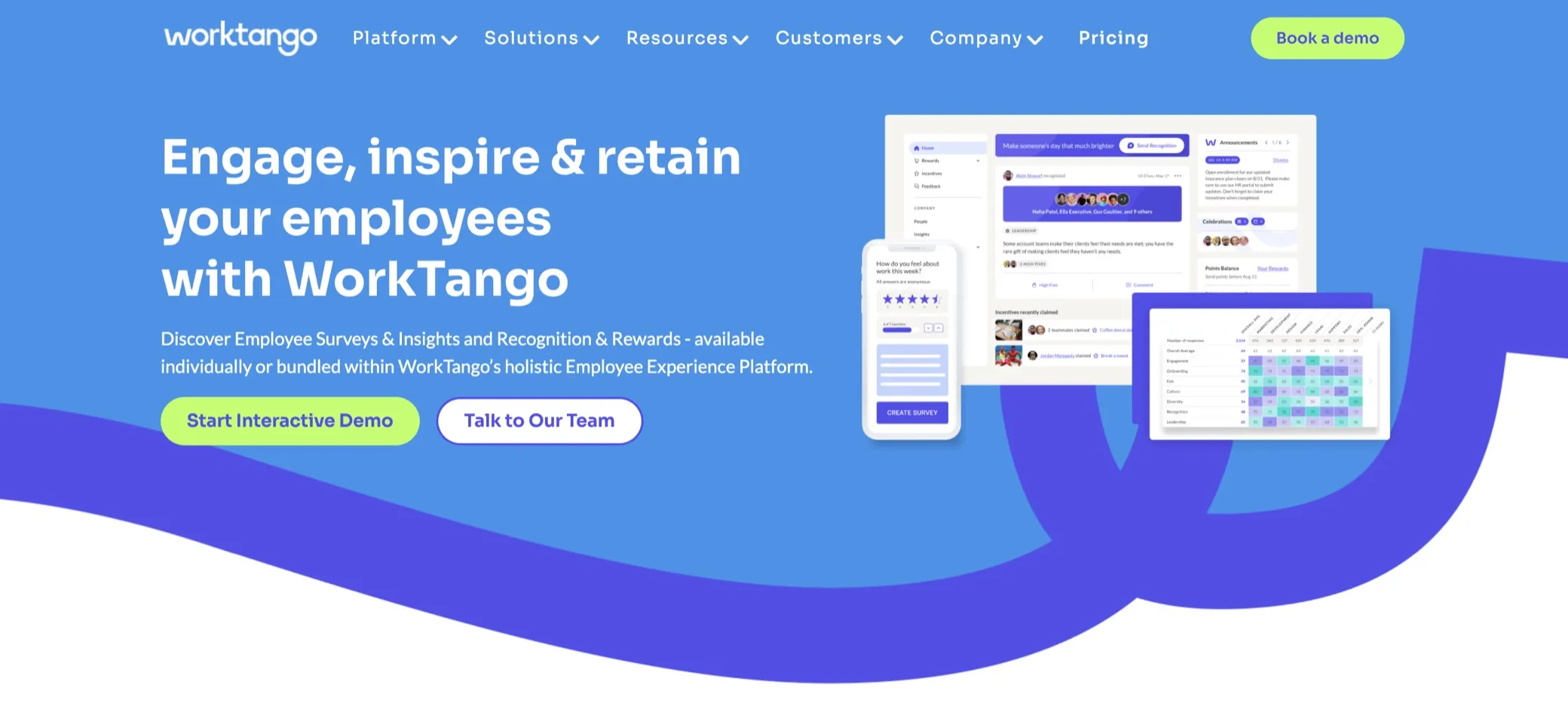 WorkTango product screenshot
