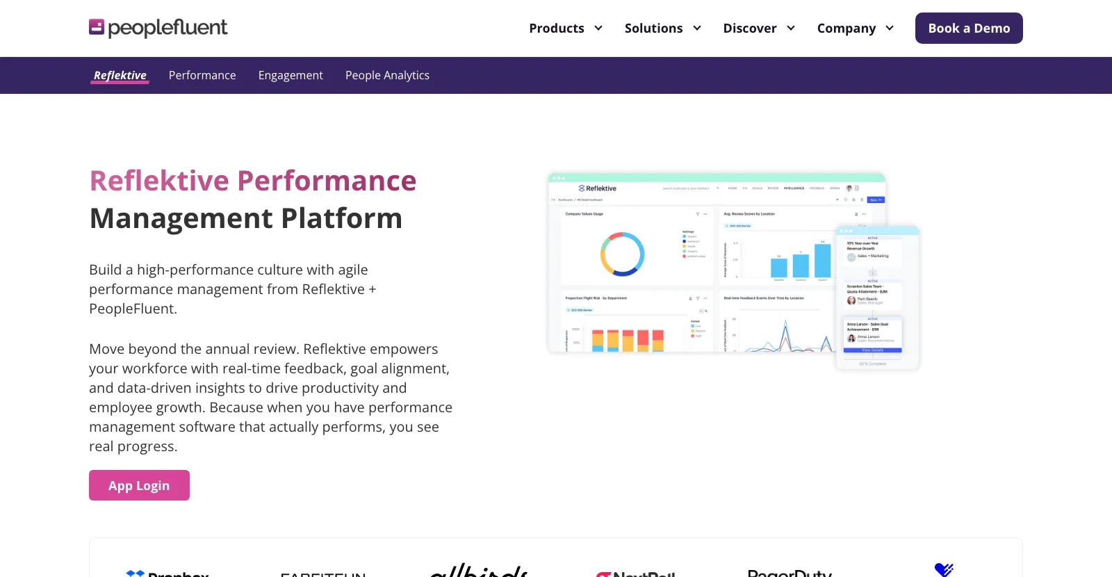 Reflektive performance management platform, now part of PeopleFluent