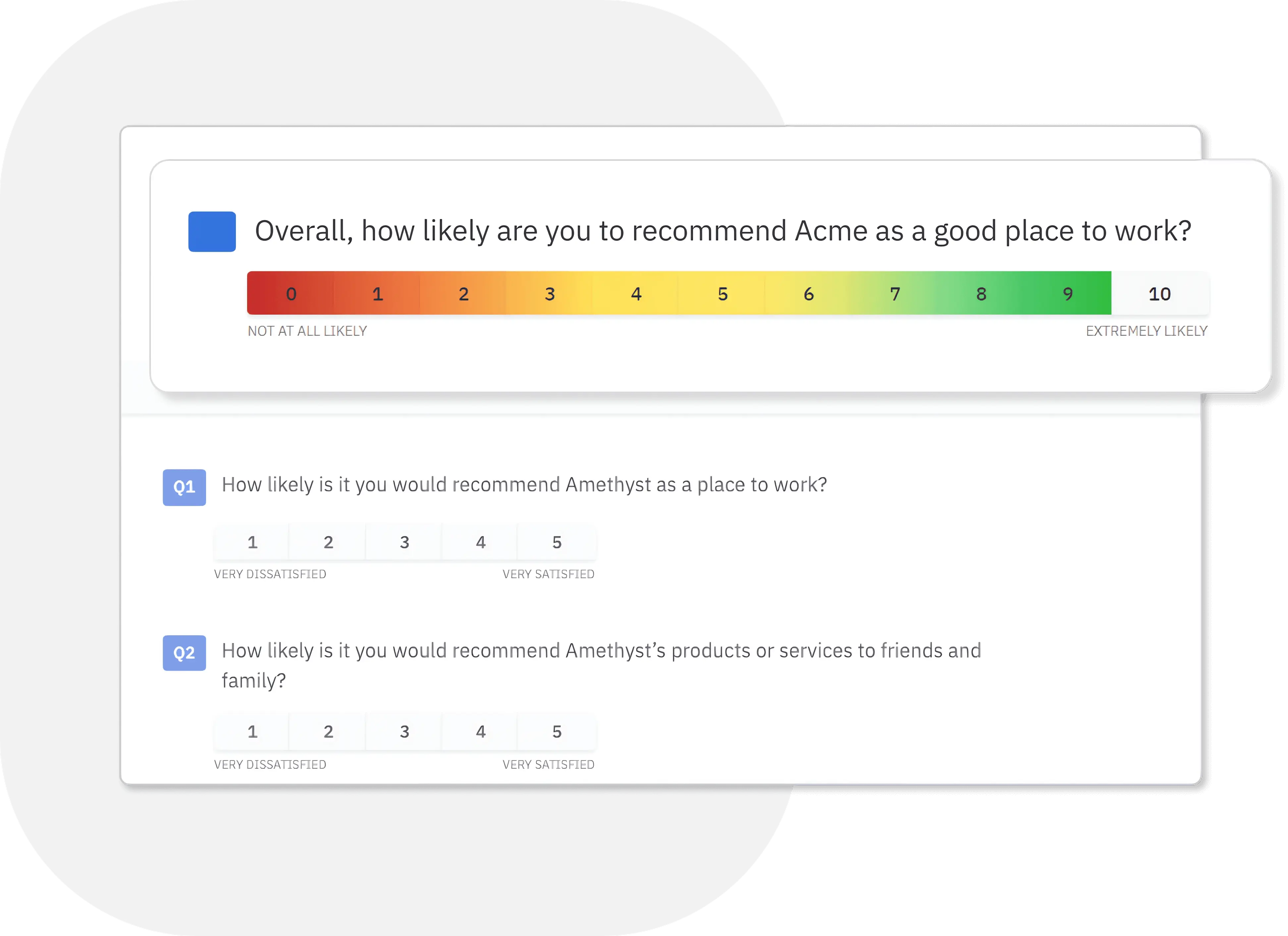 eNPS surveys that are easy to understand and answer